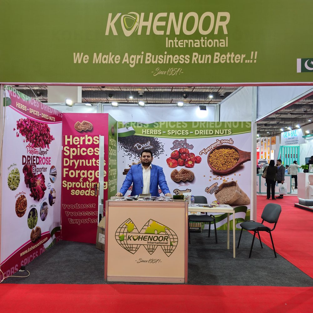 Kohenoor International exhibition booth — Herbs · Spices · Dried Nuts